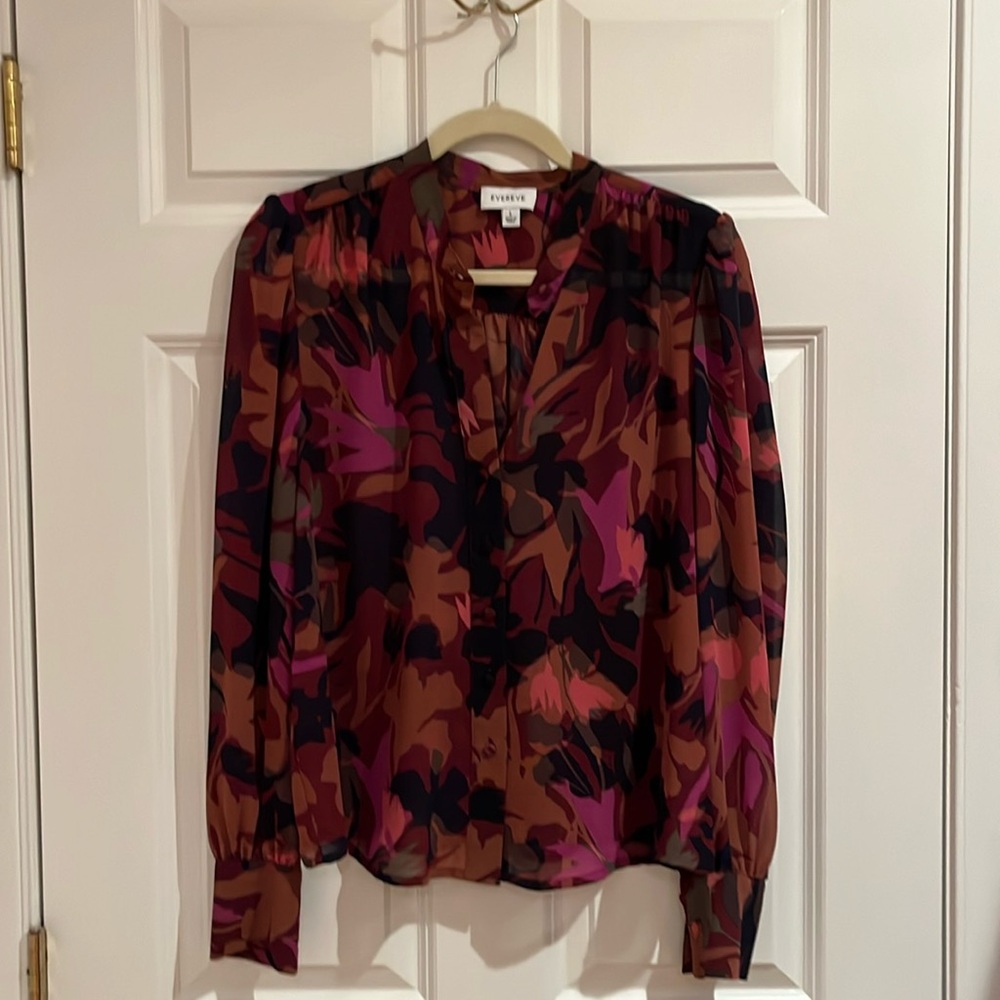 Evereve Floral Blouse